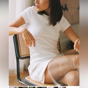 Organic Cotton Classic Mini Dress White